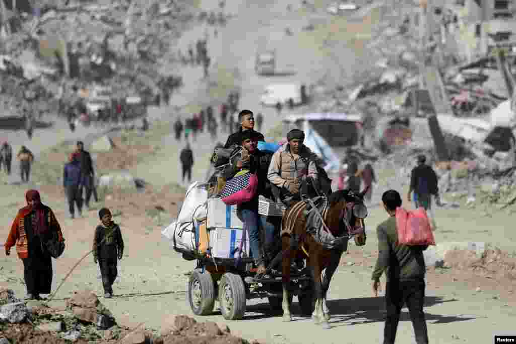 Pakti parasheh që Izraeli të tërhiqet në një zonë brenda Gazës dhe shumë palestinezëve të zhvendosur t&rsquo;iu mundësohet kthimi në shtëpinë e tyre.