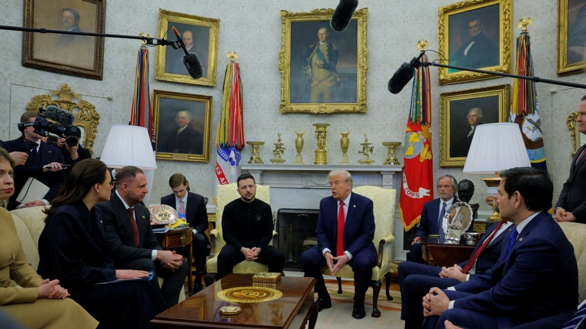 თეთრ სახლში დაიწყო ტრამპისა და ზელენსკის შეხვედრა