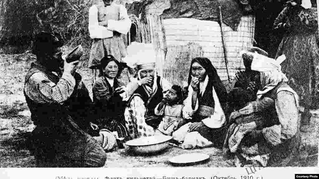 Переселенцы в Туркестане, Обед. 1910 год&nbsp;