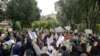 Teachers protest in Iran. Undated.