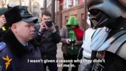 'Darth Vader' Storms Ukrainian Justice Ministry