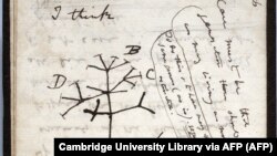 Stranica iz nestale sveske u kojoj je Čarls Darvin 1837. nacrtao skicu "Drveta života" 