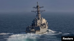 Ամերիկյան Frank E. Petersen Jr. ռազմանավը Արաբական ծովում, մարտ, 2026թ.