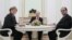 Ангела Меркель, Владимир Путин и Франсуа Олланд