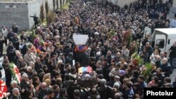 Armenia -- The funeral of Artur Sargsian, 22March, 2017.