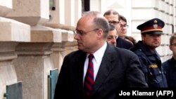 U.S. Special Presidential Envoy for Arms Control Marshall Billingslea arrives for a meeting in Vienna on June 22.