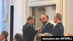Հայաստանի և Ադրբեջանի արտգործնախարարներ Արարատ Միրզոյանն ու Ջեհյուն Բայրամովը, Նյու Յորք, 24-ը սեպտեմբերի, 2026թ. 