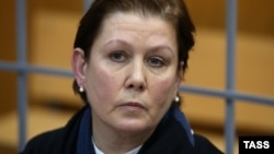 Natalya Sharina in a Moscow courtroom (file photo)