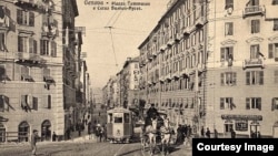 Genova în anii 1920 (Foto: Biblioteca Centrală Universitară, Iași)