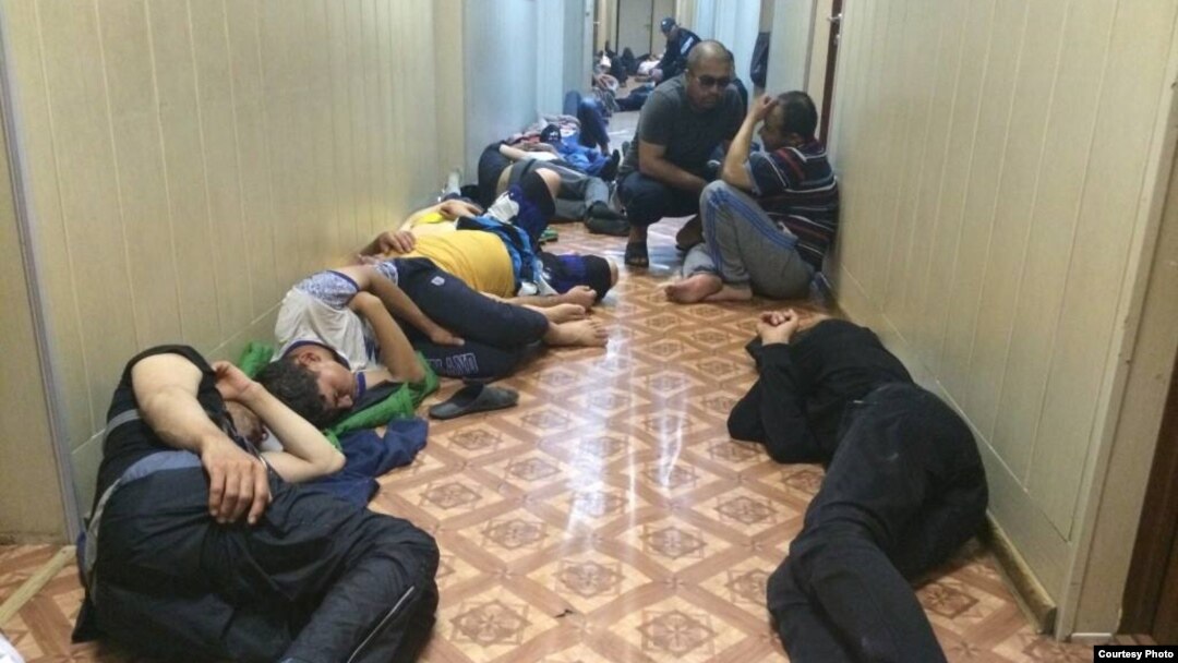 Владикино ФМСида тунаётган муҳожирлар
