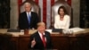 Vice President Mike Pence and Speaker of the House Nancy Pelosi (D-CA) listen as U.S. President Donald Trump delivers his second State of the Union address to a joint session of the U.S. Congress in the House Chamber of the U.S. Capitol on Capitol Hill in