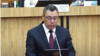 Садыр Жапаров Жогорку Кеңештин жыйынында. 18-июнь, 2025. 