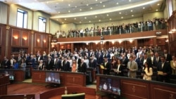 Deputetët e legjislaturës së re gjatë betimit. 6 gusht 2026. 