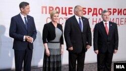 Иванов, Борисов, Грабар-Китаровиќ и Пахор на Самитот Брдо-Бриони во Скопје