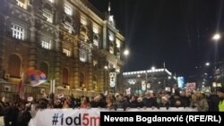 Protesti u Beogradu