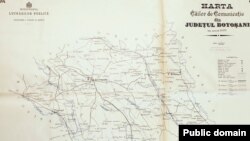 Județul Botoșani: căile de comunicație la 1897, Sursa: Domeniu public