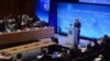 U.S. - Armenian President Serzh Sarkisian addresses a UN peacekeeping summit, New York, 28Sep2015.