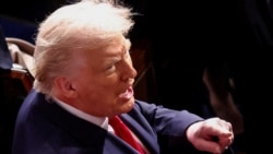 Дональд Трамп выступает на съезде Республиканской партии