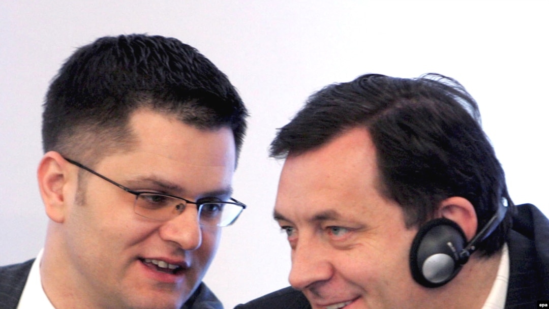 Srpski ministar vanjskih poslova Vuk Jeremić i premiejr RS Milorad Dodik, arhiv