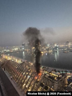 Explozia surprinsă de Nicolae Băciuț.