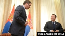 Aleksandar Vučić i Ivica Dačić