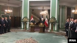 مراسم رسمی استقبال حسن روحانی، رئیس جمهوری ایران، از عادل عبدالمهدی، نخست وزیر عراق، در کاخ سعدآباد برگزار شد.