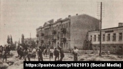 Историческое фото стихии в Ялте в 1912 году, взято из книги «Очерк деятельности Киевского округа путей сообщения» (Киев, 1913 год)
