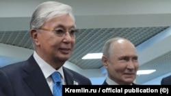 Токаев и Путин. Омск, 25 июля