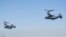 Конвертопланы США CV-22B Osprey в небе над Киевом