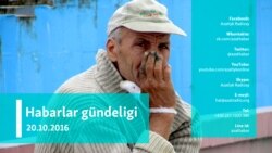 Habarlar gündeligi – 20-nji oktýabr, 2016 ý.