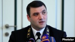 Armenia - Prosecutor-General Gevorg Kostanian at a news conference in Yerevan, 25Jun2014.