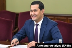 Өзбекстанның сол кездегі инвестиция және сыртқы сауда министрі Сардор Умурзаков.