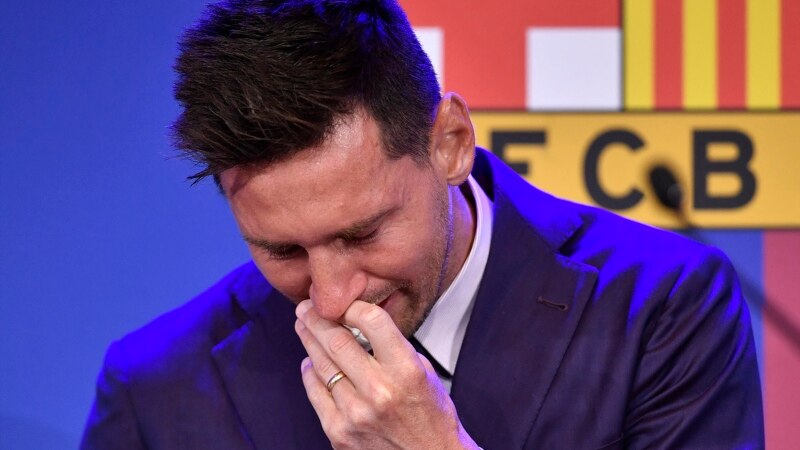 Messi se u suzama oprostio od Barselone