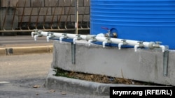 Резервуары с водой в Симферополе, архивное фото
