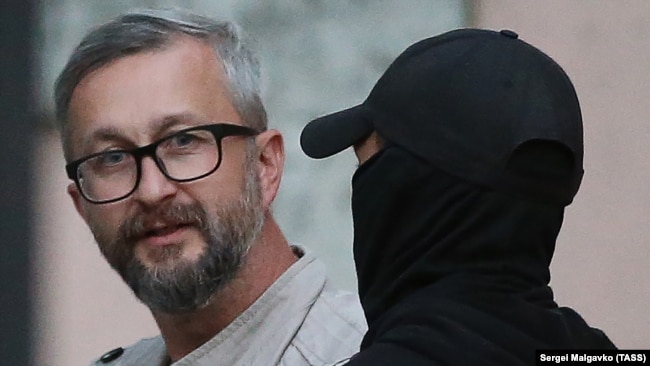 Нариман Джелял в зале Киевского районного суда в Симферополе, 6 сентября 2021 года