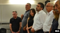 Сеад Кочан на изрекувањето на пресудата за „Труст“