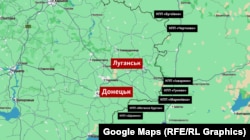 Частина контрольно-пропускних пунків на українсько-російському кордоні