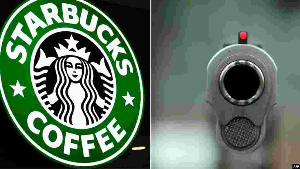 Lanțul de cafenele Starbucks din America le-a cerut clienților săi să lase armele de foc acasă când vin să bea cafea.