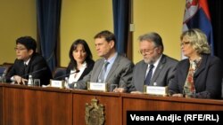 Sa konferencije za novinare Vlade Srbije i MMF-a