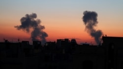 Дым на Тэгеранам пасьля авіяўдараў, 6 сакавіка 2026 году