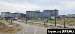 Будівництво в бухті Капсель біля Судака. Серпень, 2025 рік