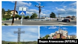 Повече бебета, по-малко катастрофи. Защо Елин Пелин се сдоби с огромно разпятие насред кръгово кръстовище