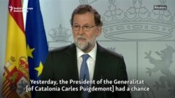 Premierul spaniol a dizolvat parlamentul Cataloniei și a convocat alegeri în regiune