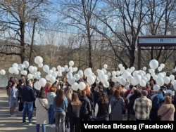 Manifestație în memoria Ludmilei Vartic, Hâncești, 8 martie 2026