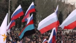 Пророссийские демонстрации прокатились по Югу и Востоку Украины