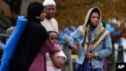 Участники мусульманского праздника, прерванного стрельбой. Филадельфия, 10 апреля 2024