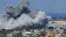 Smoke billows after an Israeli air strike in Rafah in the Gaza Strip on October 16. The recent outbreak of hostilities in the region could benefit both China and Russia. 