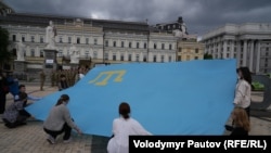 День крымскотатарского флага в Киеве. Иллюстративное фото