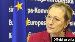 EU External Relations Commissioner Benita Ferrero-Waldner: "I do regret the need to reschedule my visit to Minsk, as it would have given me, I think, a clear chance not only to discuss with all sides the situation in Belarus five months after the suspensi