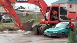 В Алма-Аты сошел сель, затопило Наурызбайский район (видео)